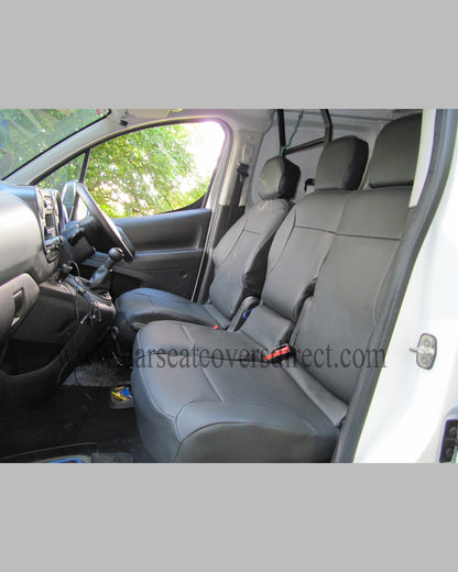 Citroen BERLINGO 2nd Gen black seat covers