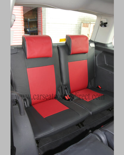 VOLKSWAGEN VW TOURAN Black & Grey Seat Covers: 7 Seats.