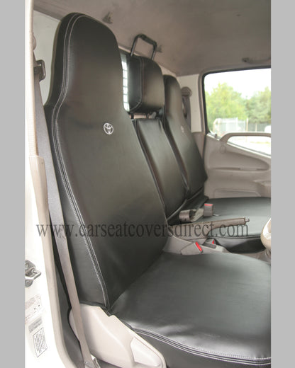 Toyota Dyna Waterproof Leather Look Fitted Seat Covers