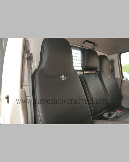 Toyota Dyna Waterproof Leather Look Fitted Seat Covers