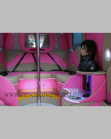 Pink bus