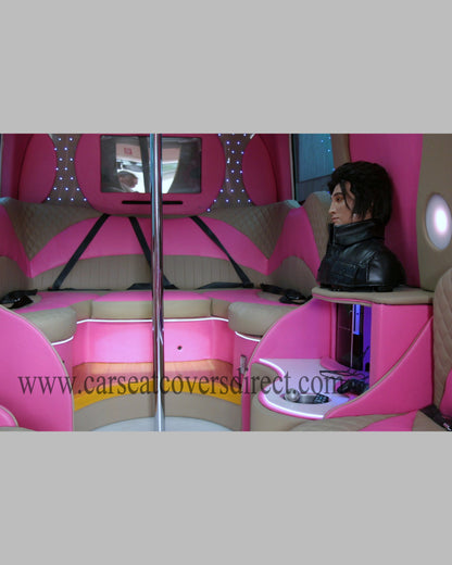 Pink bus