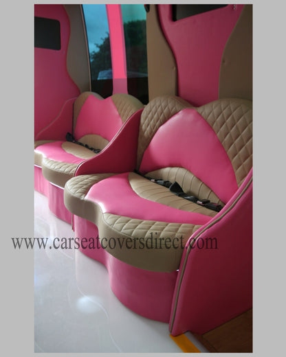 Pink bus