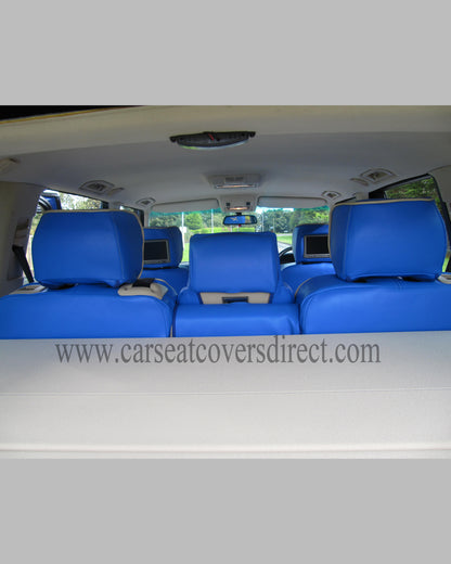 Range Rover vogue blue & cream Seat Covers