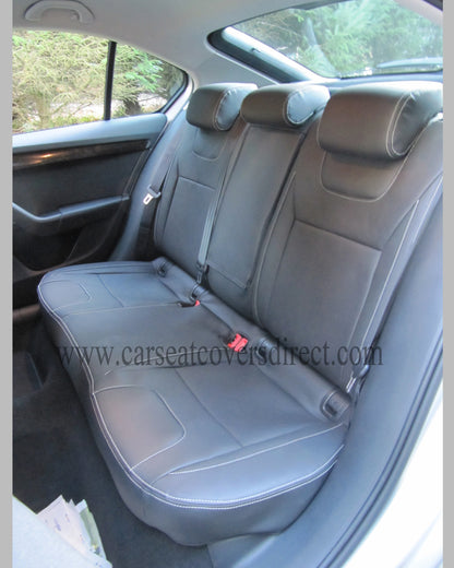 Skoda OCTAVIA 3RD GEN Black Seat Covers
