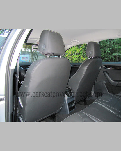 Skoda OCTAVIA 3RD GEN Black Seat Covers
