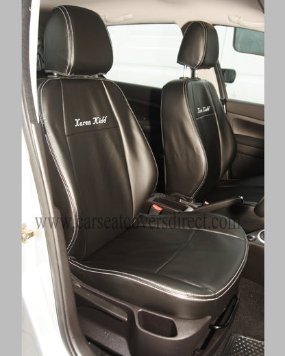Peugeot 307 Black Leatherette Seat Covers