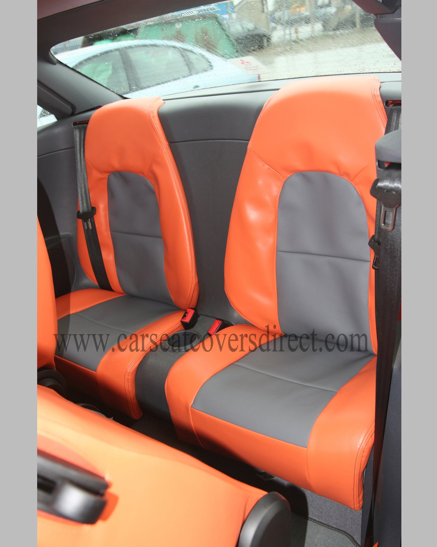 Mitsubishi COLT 7TH GEN Orange & Grey Seat Covers