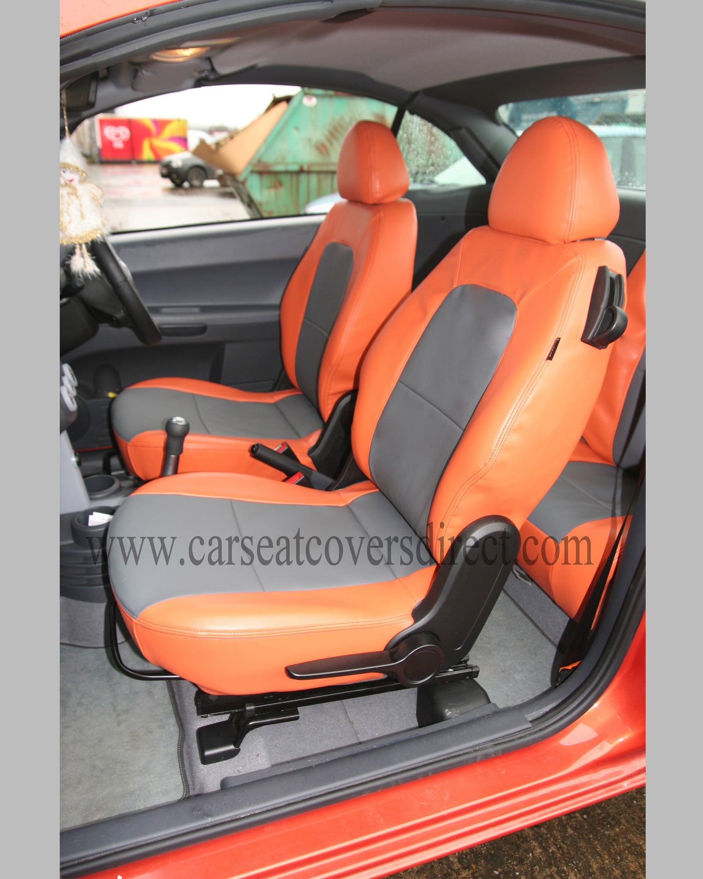 Mitsubishi COLT 7TH GEN Orange & Grey Seat Covers