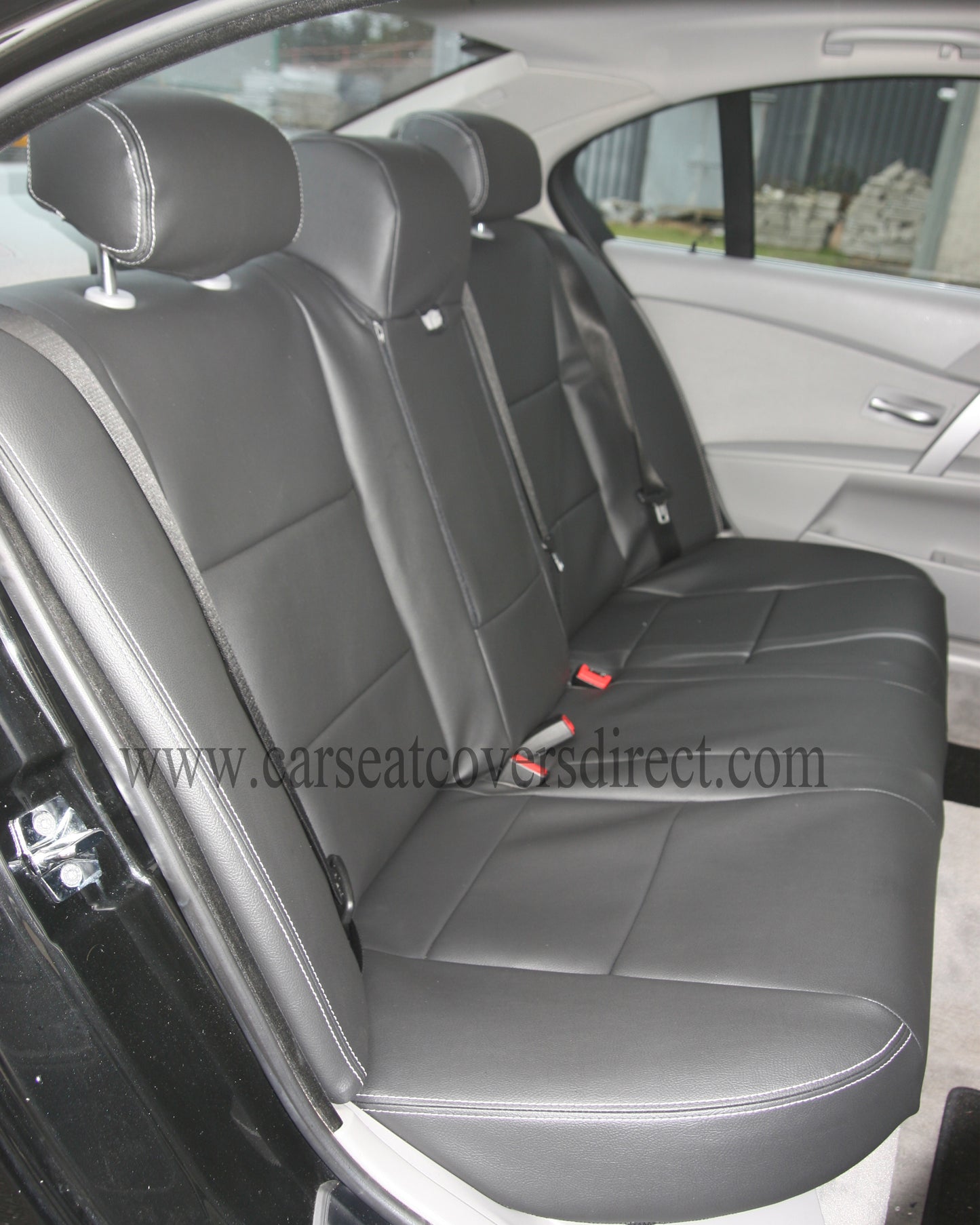 BMW 5 Series E60 Black Seat Covers