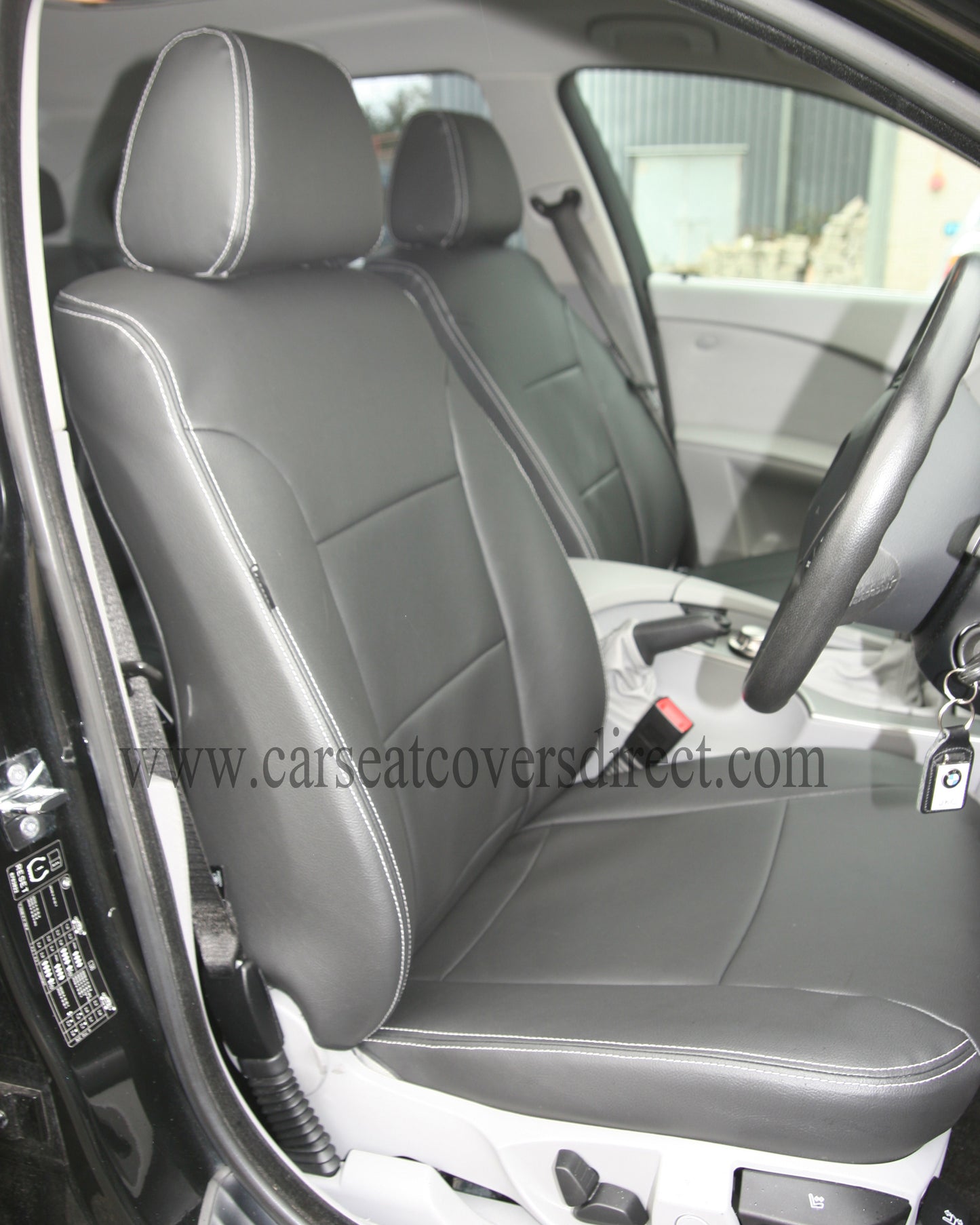 BMW 5 Series E60 Black Seat Covers