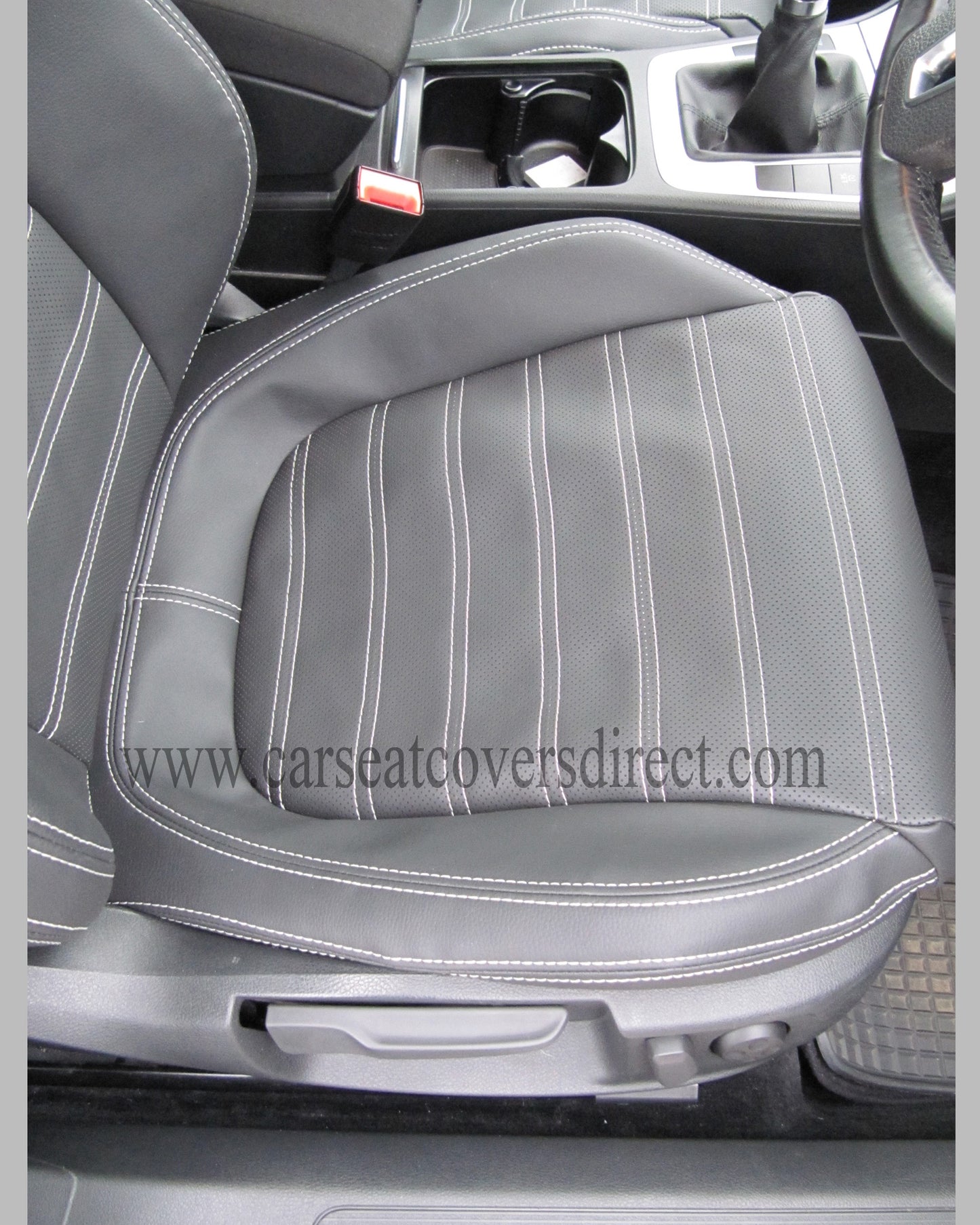 Volkswagen VW Passat CC Seat Covers - Charcoal Leatherette