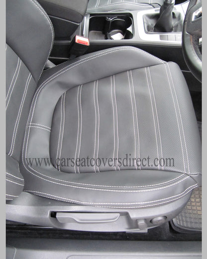 Volkswagen VW Passat CC Seat Covers - Charcoal Leatherette