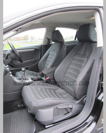 Volkswagen VW Passat CC Seat Covers - Charcoal Leatherette