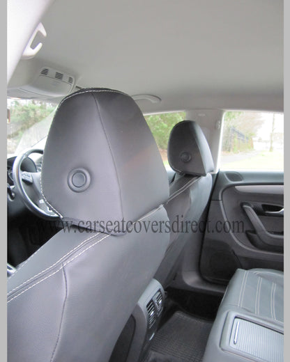 Volkswagen VW Passat CC Seat Covers - Charcoal Leatherette