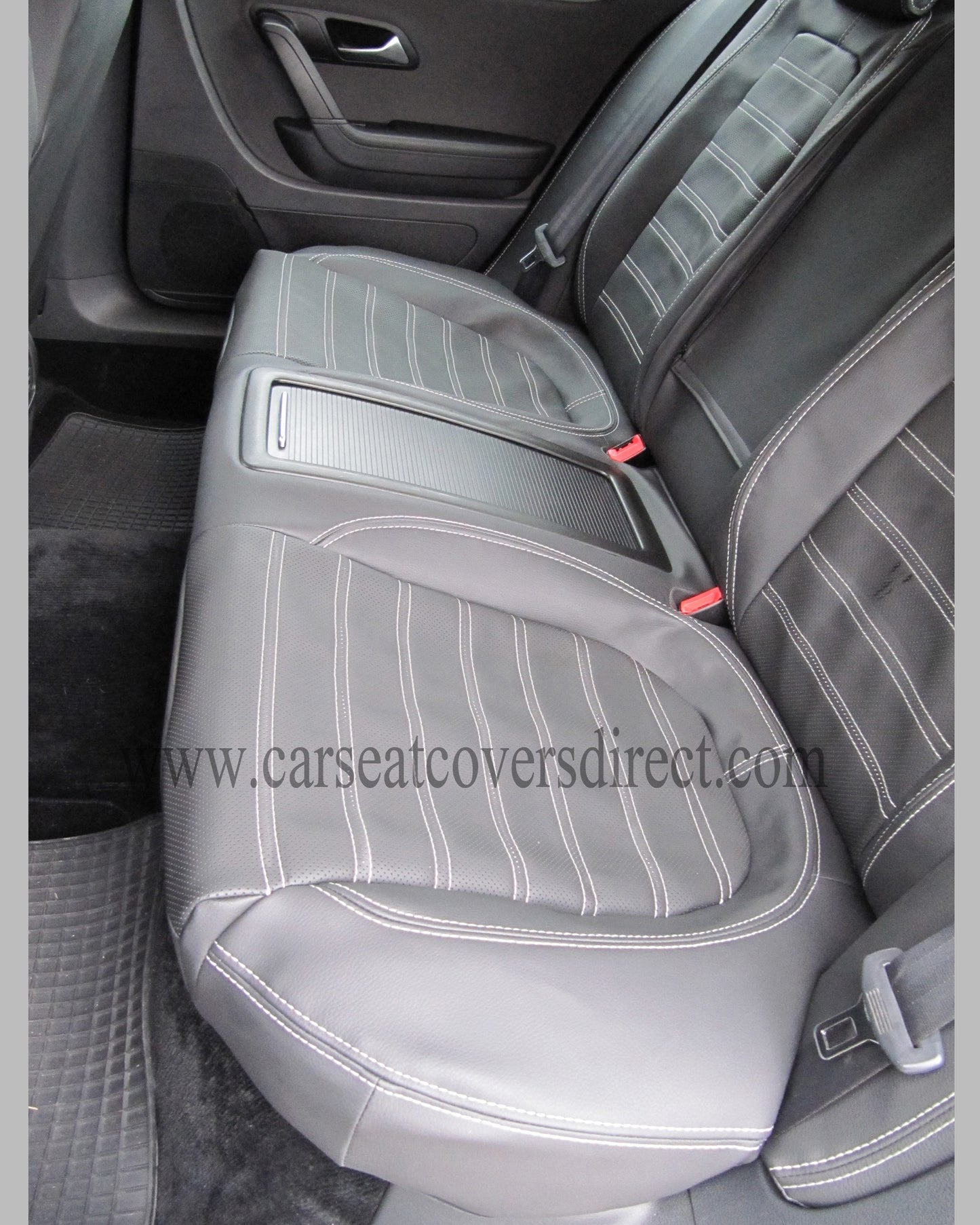 Volkswagen VW Passat CC Seat Covers - Charcoal Leatherette