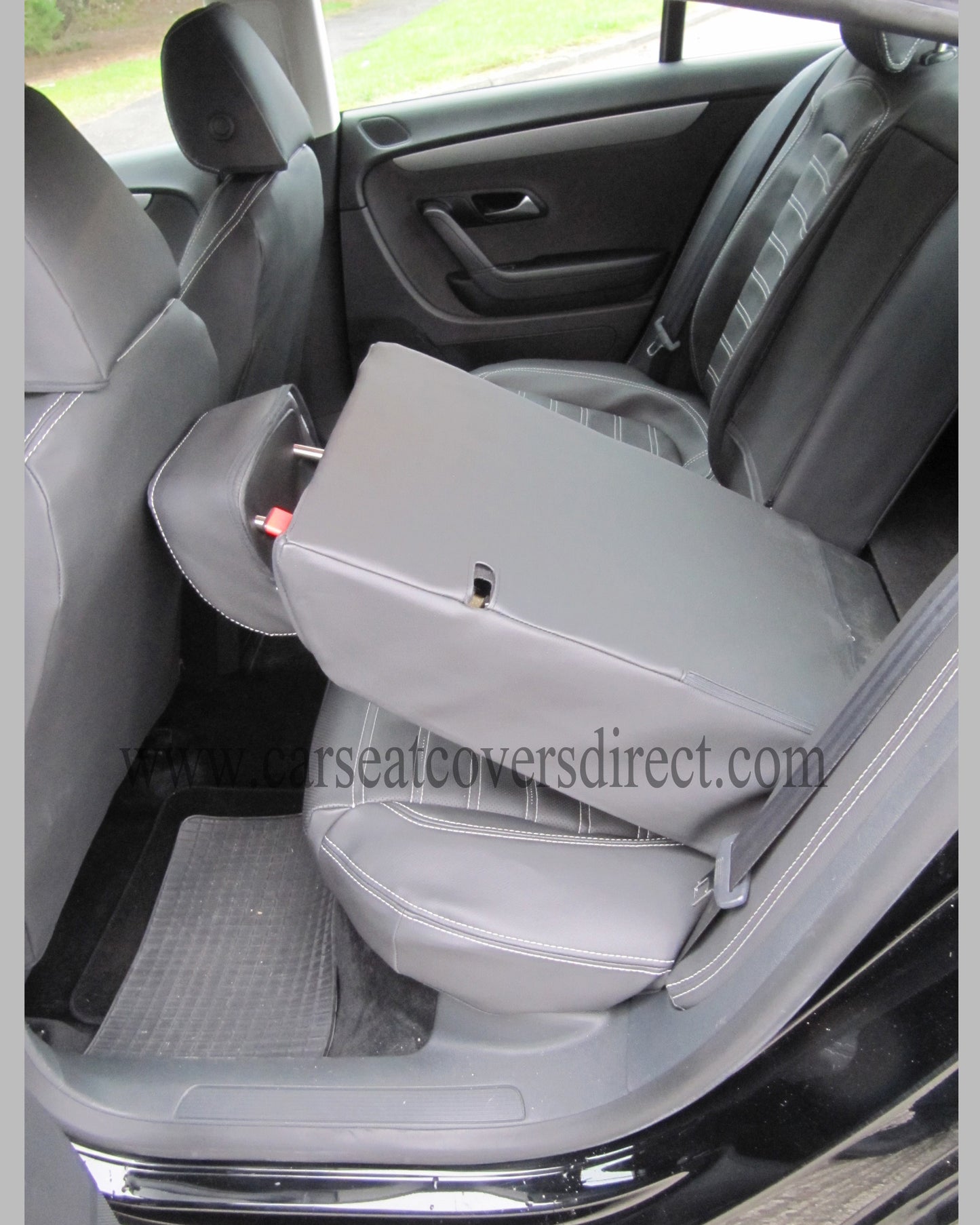 Volkswagen VW Passat CC Seat Covers - Charcoal Leatherette
