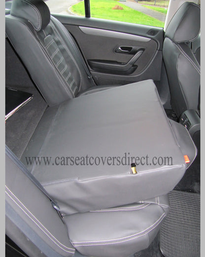 Volkswagen VW Passat CC Seat Covers - Charcoal Leatherette