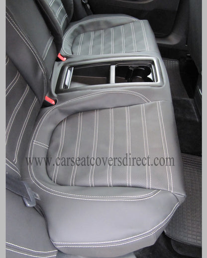 Volkswagen VW Passat CC Seat Covers - Charcoal Leatherette