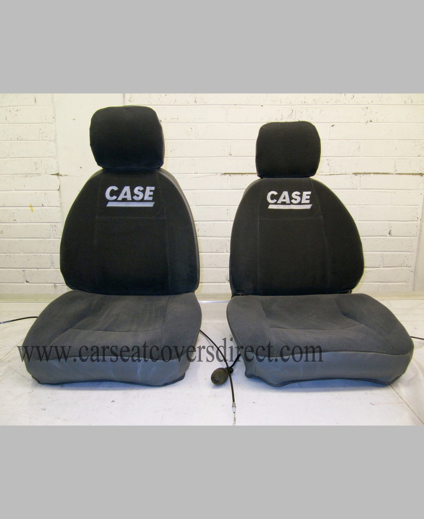 JCB Case Excavator KAB Grey Fabric Cover - Single Seat Cover