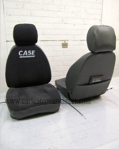 JCB Case Excavator KAB Grey Fabric Cover - Single Seat Cover