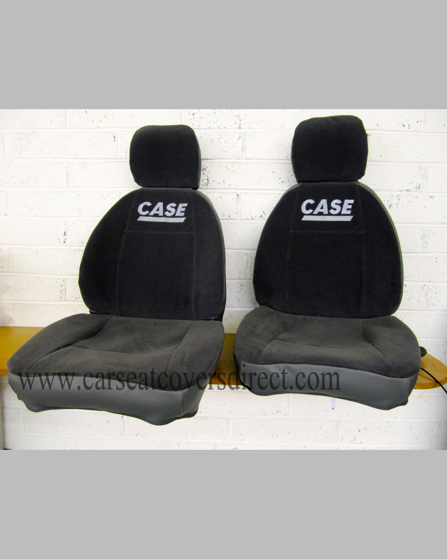 JCB Case Excavator KAB Grey Fabric Cover - Single Seat Cover