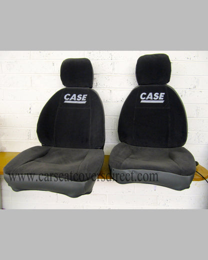 JCB Case Excavator KAB Grey Fabric Cover - Single Seat Cover