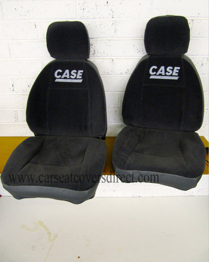 JCB Case Excavator KAB Grey Fabric Cover - Single Seat Cover