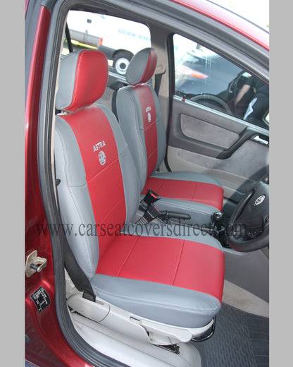 Opel ASTRA G Red & Grey Seat Covers