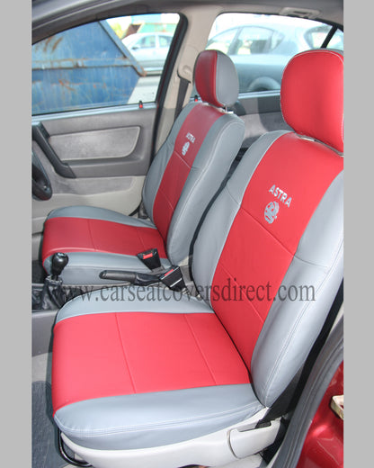 Opel ASTRA G Red & Grey Seat Covers