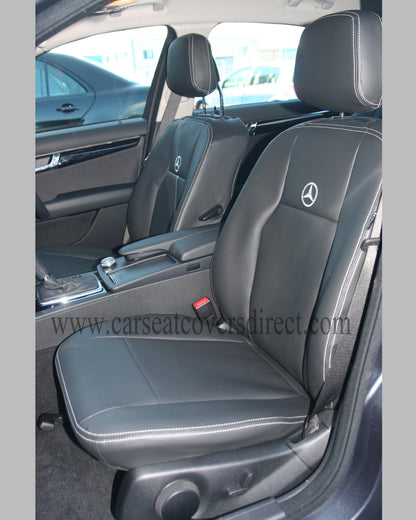 Mercedes Luxury Leatherette PrecisionFit Seat Covers for C-Class W204