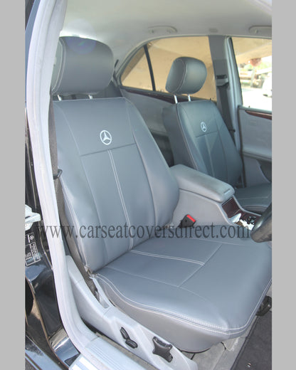Mercedes E-CLASS W210 Grey Leatherette seat covers