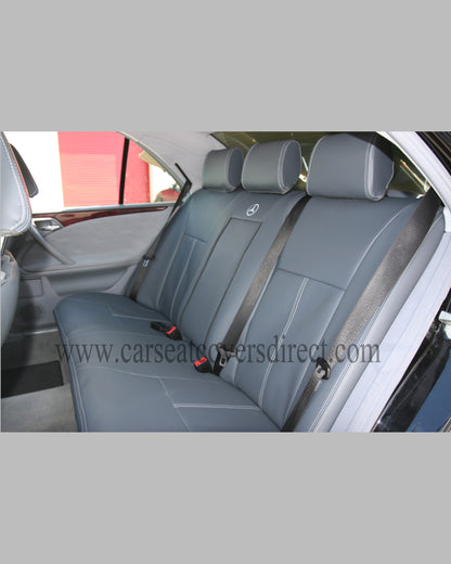 Mercedes E-CLASS W210 Grey Leatherette seat covers