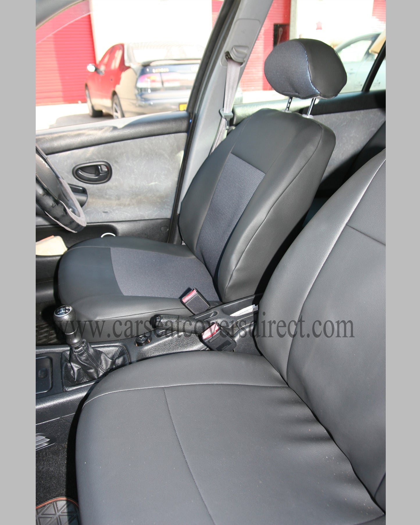 Peugeot 406 Black Leatherette Seat Covers