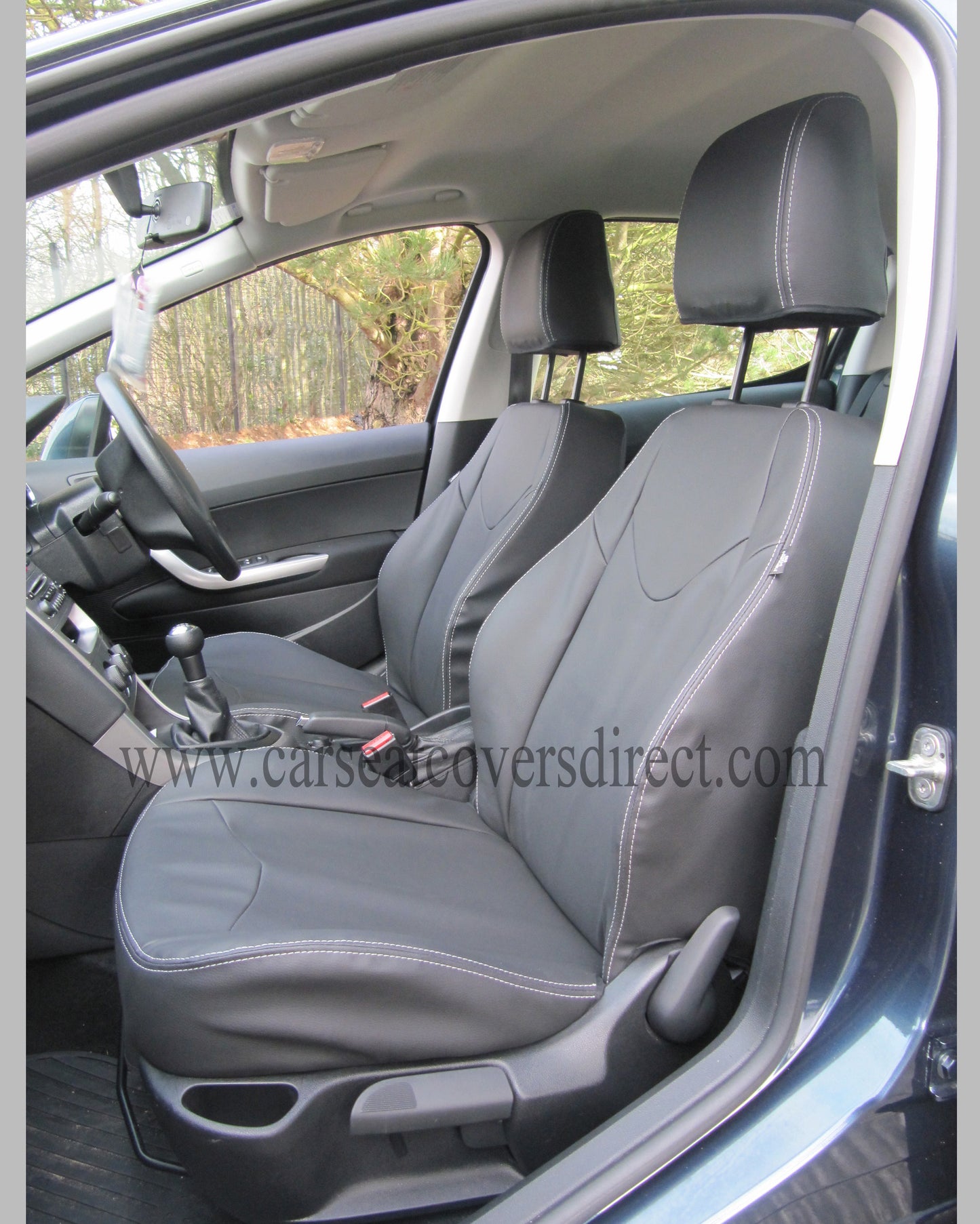 Peugeot 308 Black Seat Covers