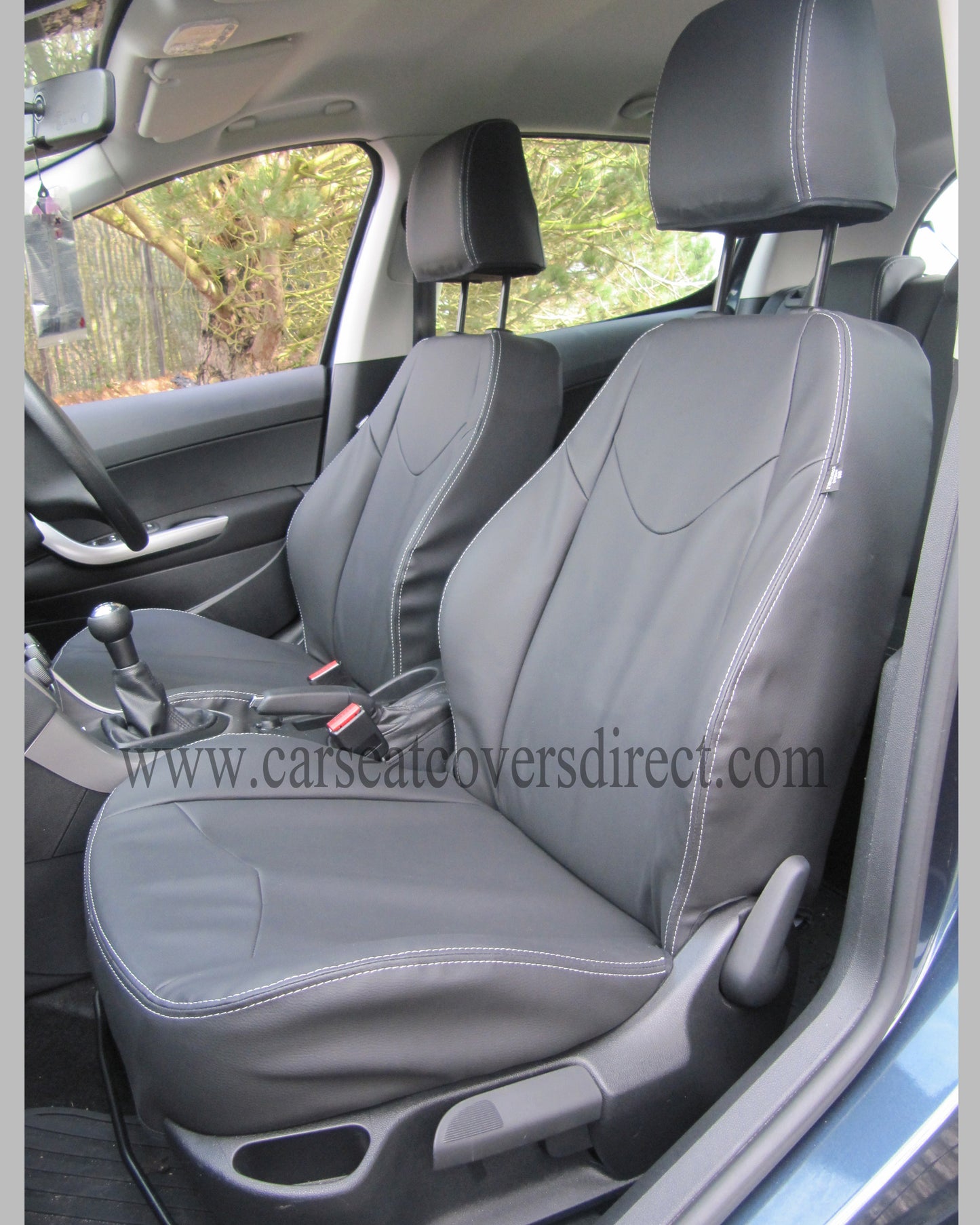 Peugeot 308 Black Seat Covers