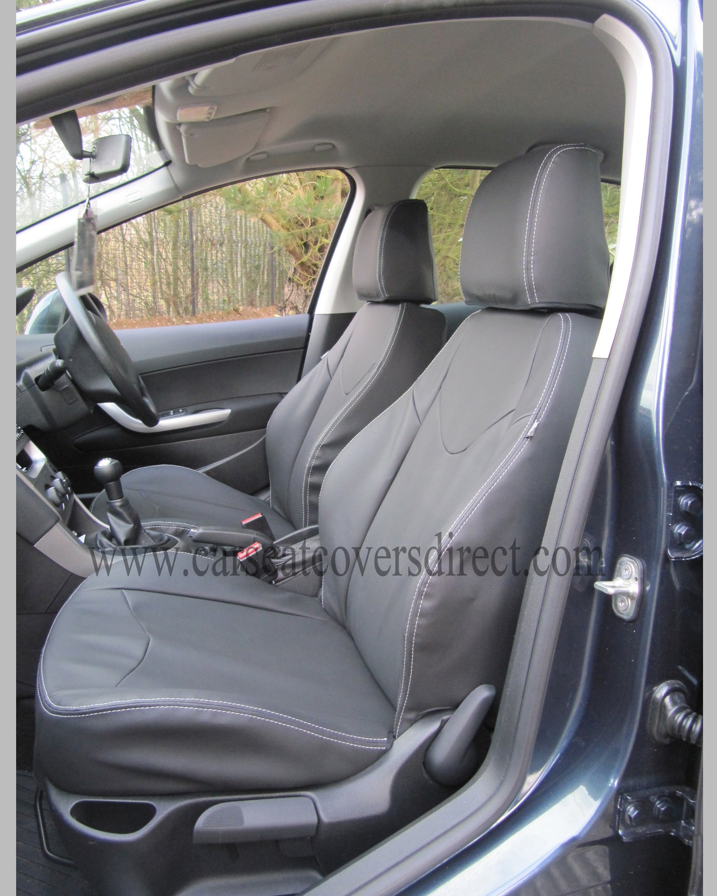 Peugeot 308 Black Seat Covers