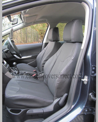 Peugeot 308 Black Seat Covers