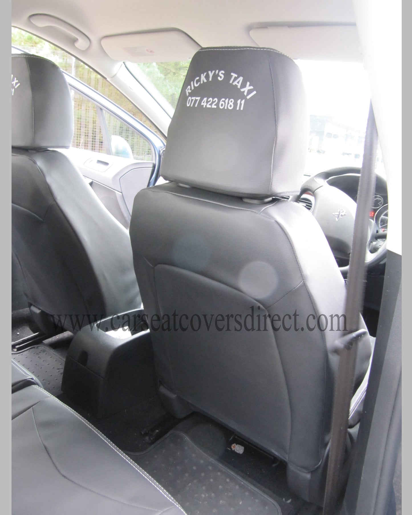 Peugeot 308 Black Seat Covers