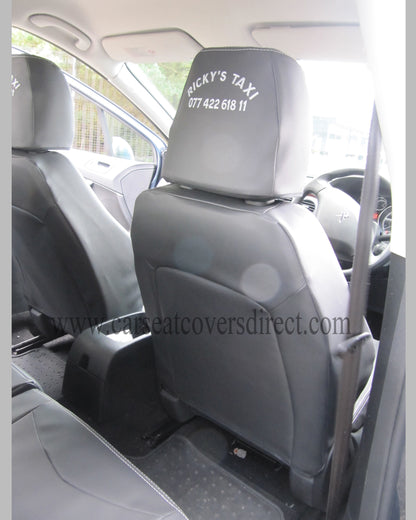 Peugeot 308 Black Seat Covers