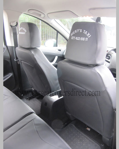 Peugeot 308 Black Seat Covers