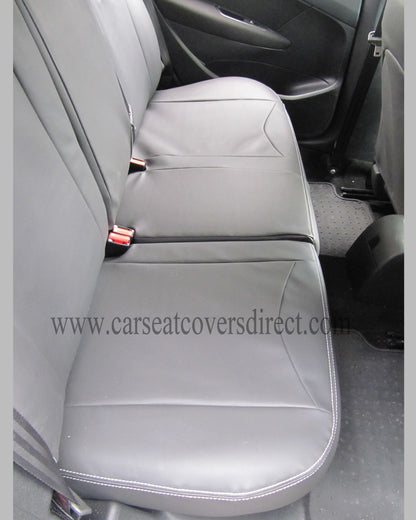 Peugeot 308 Black Seat Covers