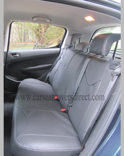 Peugeot 308 Black Seat Covers