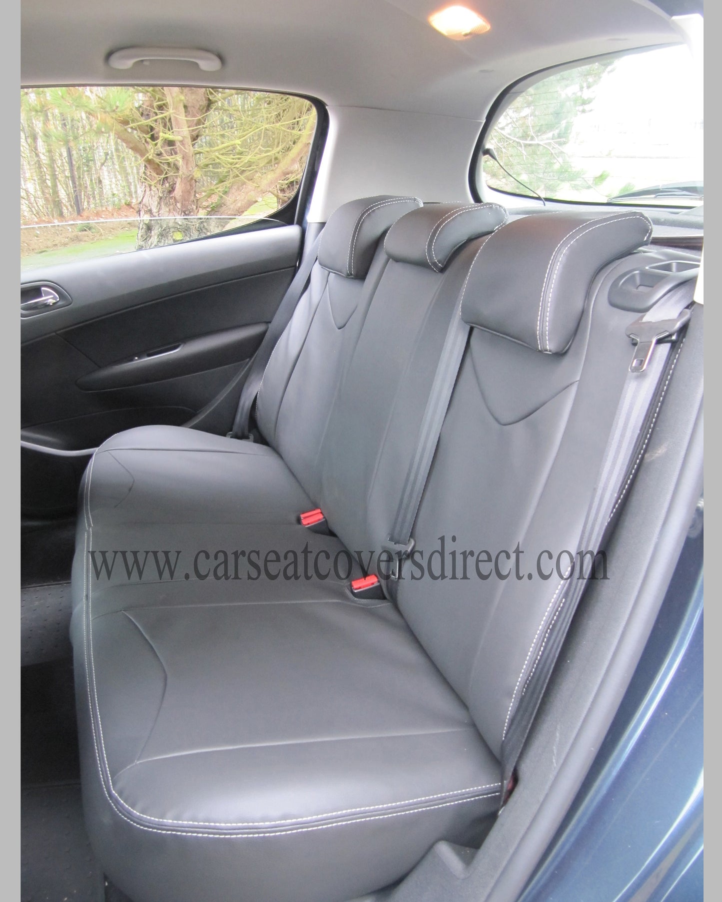 Peugeot 308 Black Seat Covers