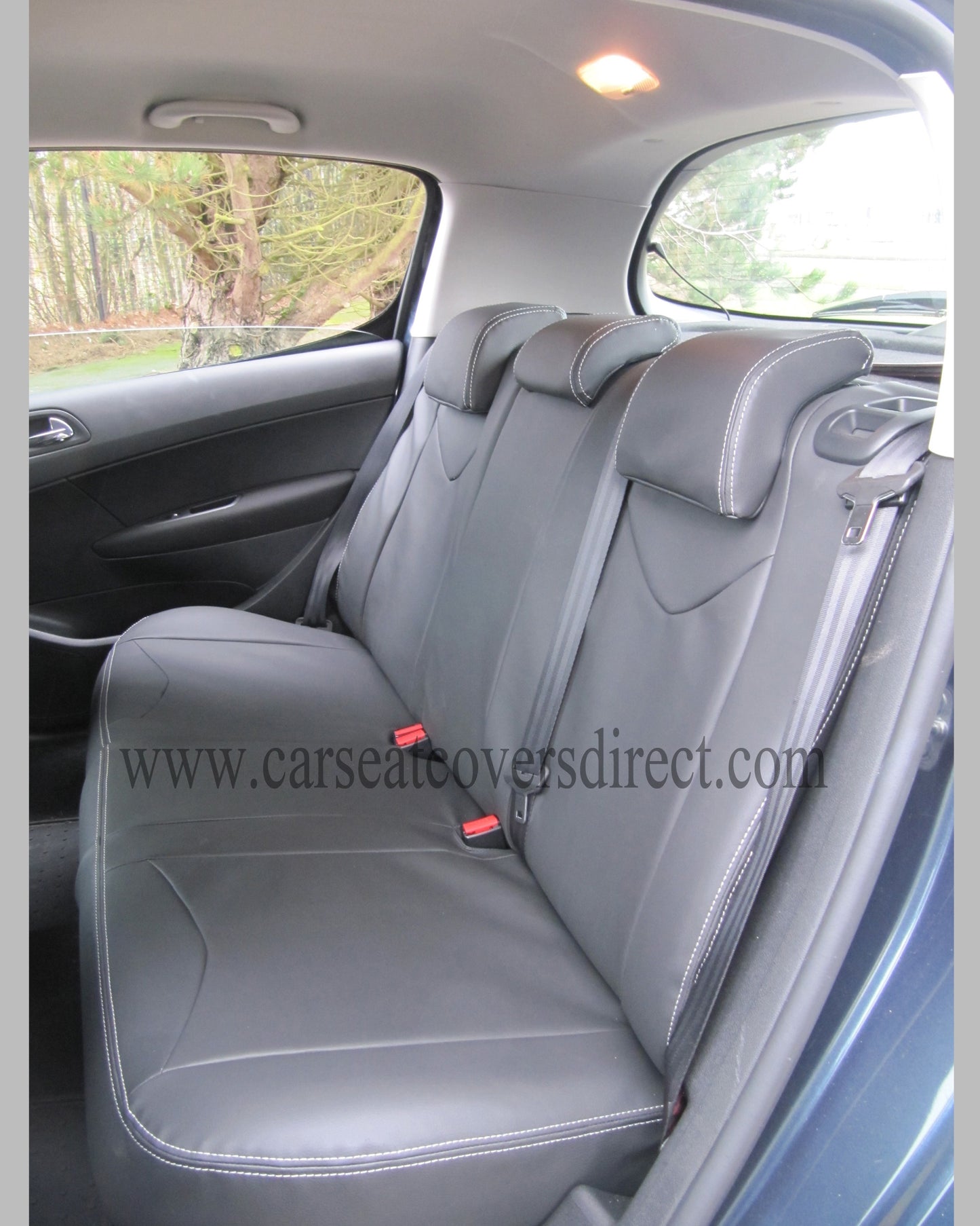 Peugeot 308 Black Seat Covers