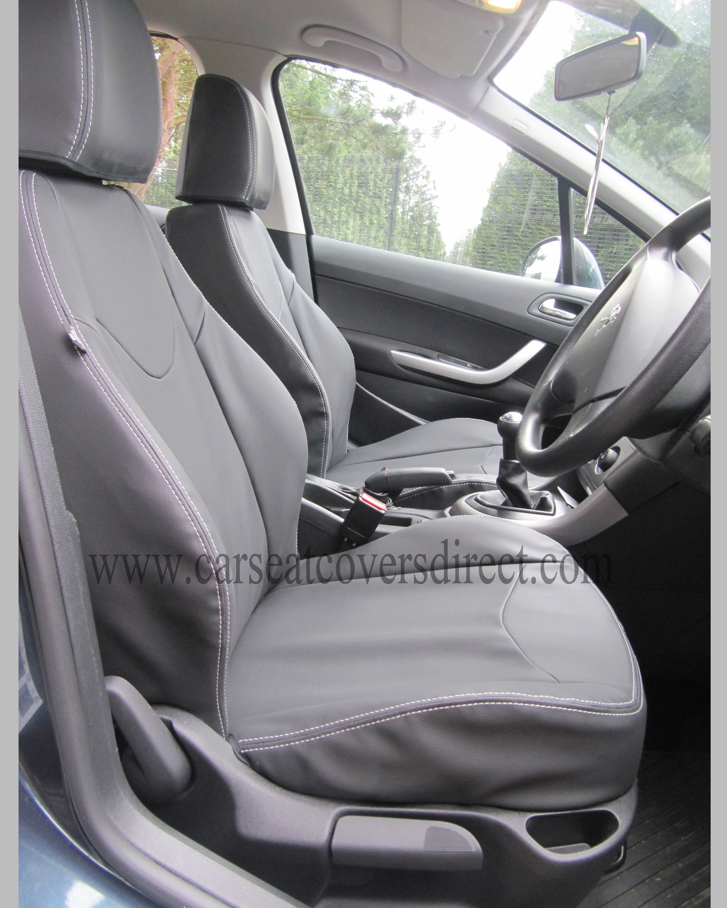 Peugeot 308 Black Seat Covers