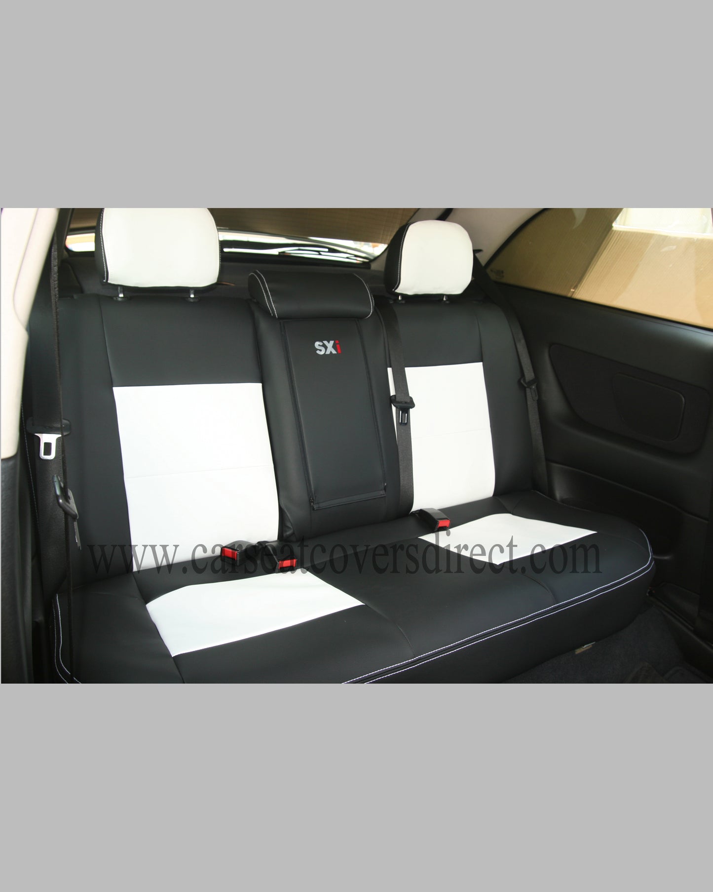 Opel ASTRA G Black & White Seat Covers