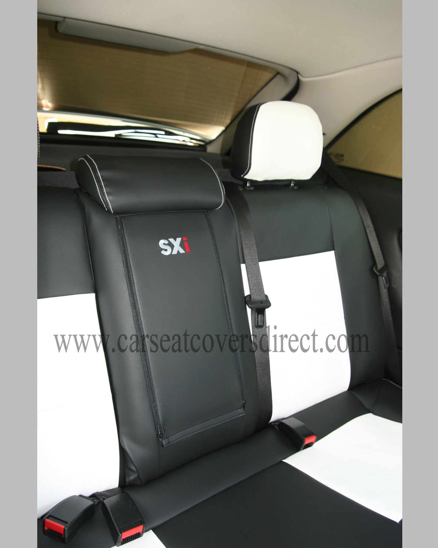 Opel ASTRA G Black & White Seat Covers