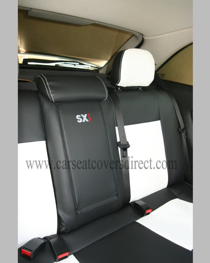 Opel ASTRA G Black & White Seat Covers