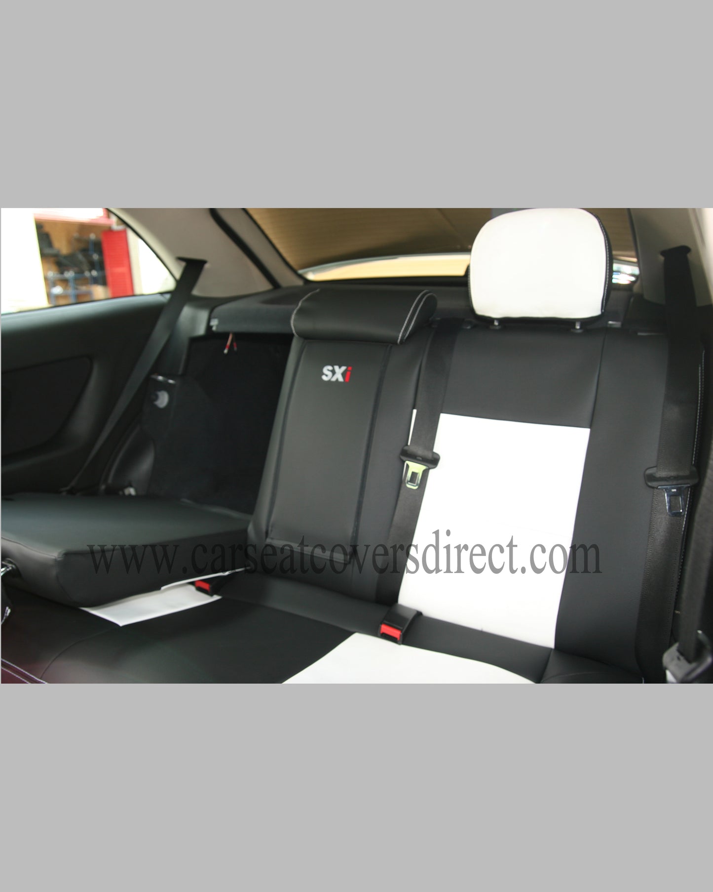 Opel ASTRA G Black & White Seat Covers